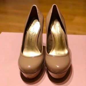 Jessica Simpson Patent Blush heel